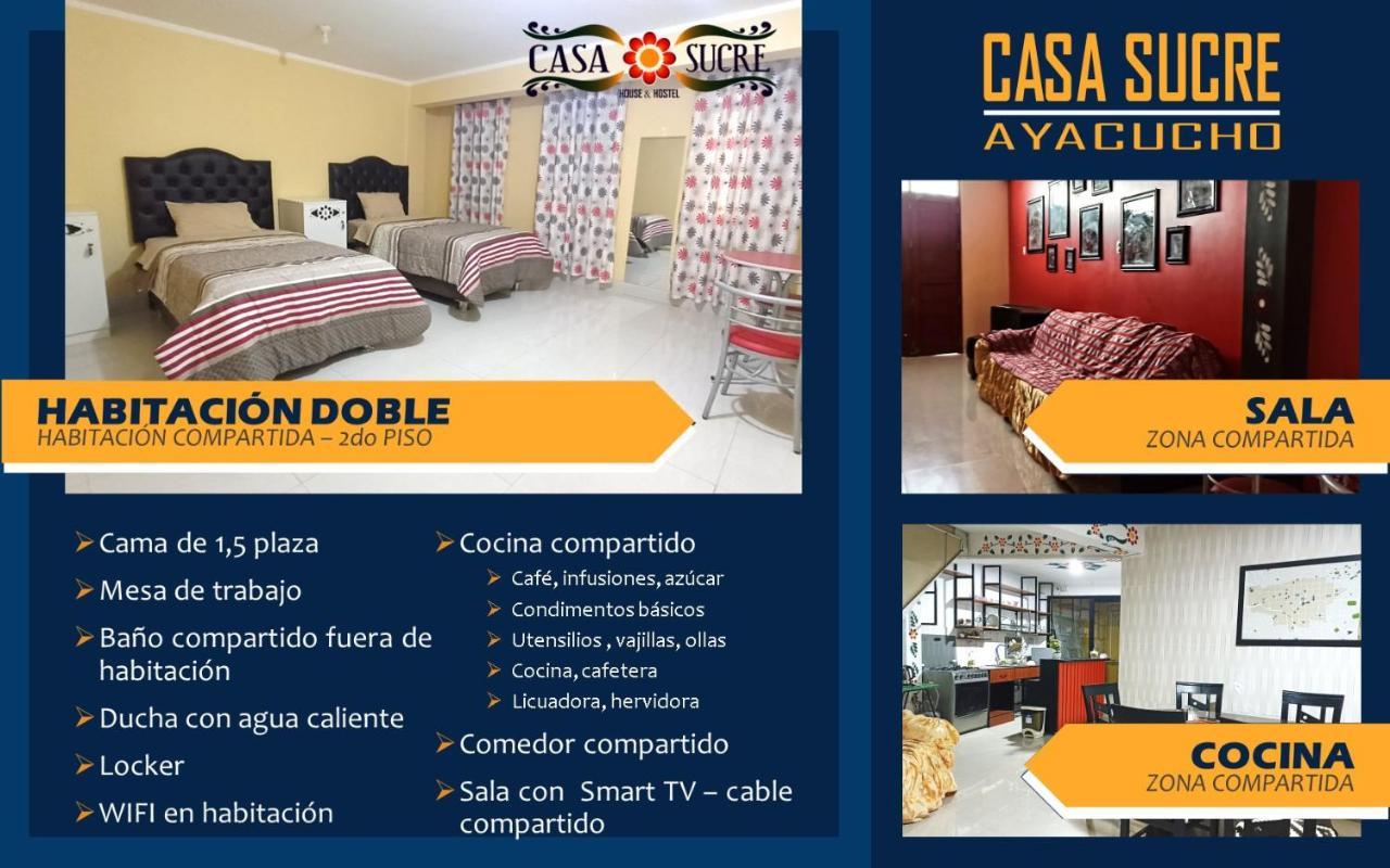 Casa Sucre Hostel Ayacucho Kültér fotó