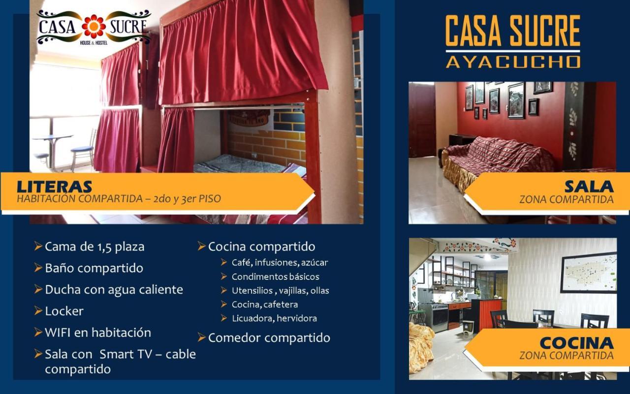 Casa Sucre Hostel Ayacucho Kültér fotó